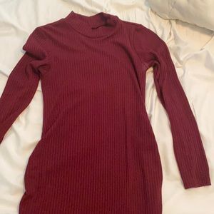 Maternity dress- burgundy. Size small. Old navy